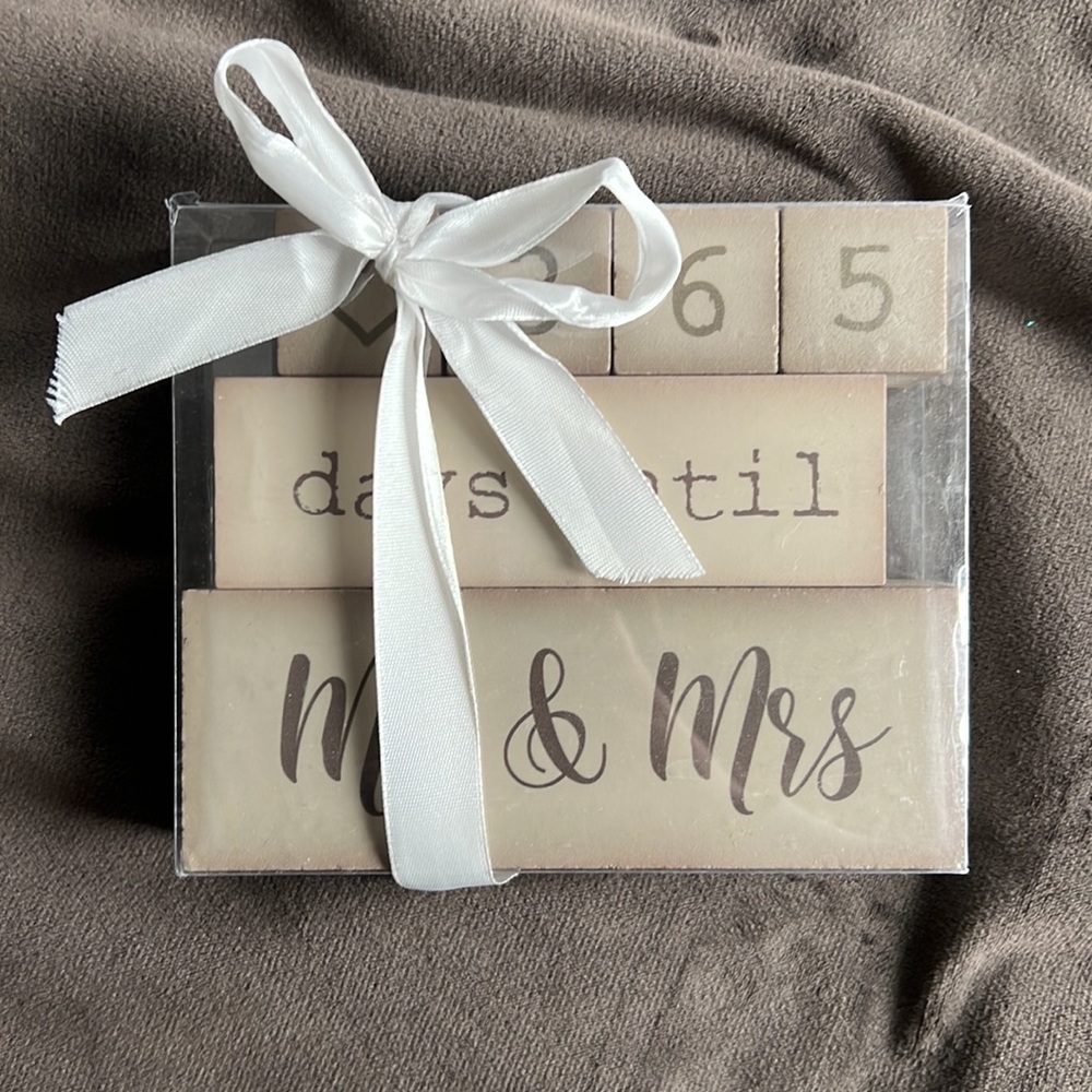 Wedding countdown blocks - Picture 2 of 2